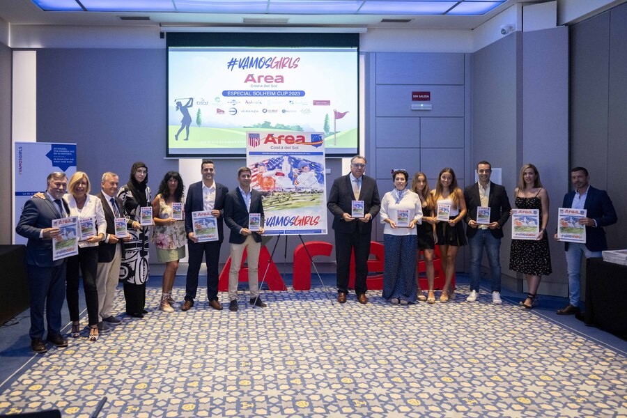 Arturo Bernal, consejero de la Turismo de la Junta de Andalucía da el pistoletazo de salida a la Solheim Cup