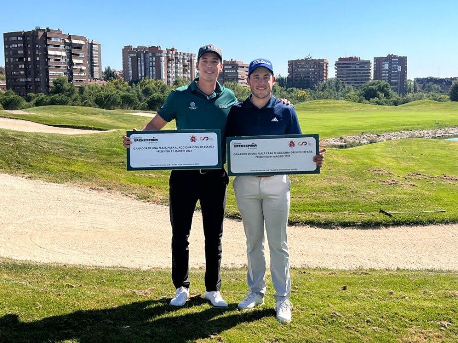 Víctor García Broto e Ignacio Gómez Osuna ya tienen su plaza para  el ACCIONA Open de España presented by Madrid+