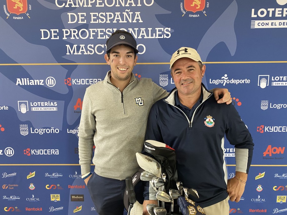 Nico Evangelio, jugador amateur, líder en el Campeonato de España de Profesionales Masculino