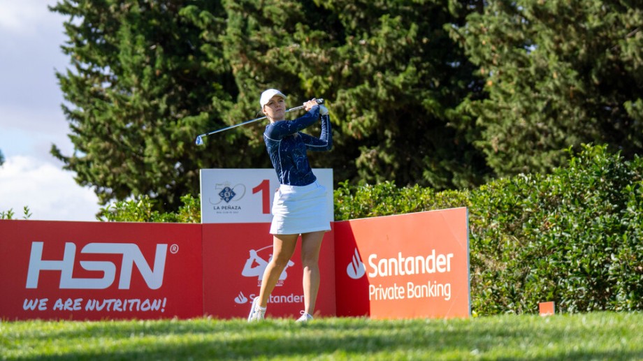 Hannah Screen lidera en solitario el Santander Golf Tour LETAS Zaragoza