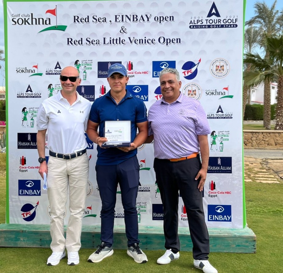 El canario amateur José A. Sintes  gana su segundo torneo profesional Red Sea Little Venice Open. 