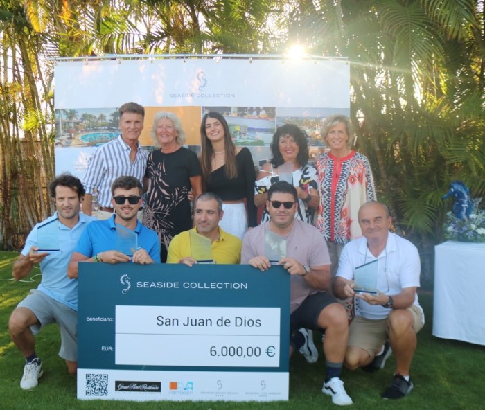 Otro récord de recaudación del  XXI Torneo Benéfico San Juan de Dios Open Seaside Collection en Maspalomas Golf 