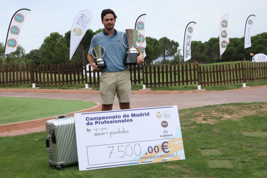 Álvaro Veiga se impone con autoridad en el VI Campeonato de Madrid de Profesionales by Grupo San Pablo