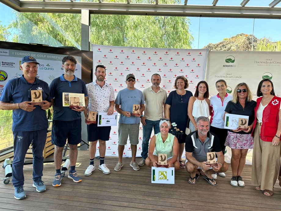 Otro éxito más para la Cruz Roja en Buenavista Golf