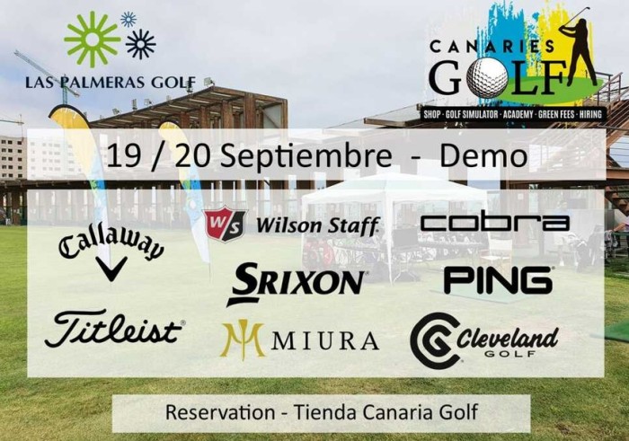 Canaries Golf comienza la termporada con un nuevo "Demo Day" en Las Palmeras Golf 