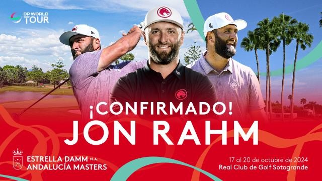 Jon Rahm confirma su participación en el Estrella Damm N.A. Andalucía Masters