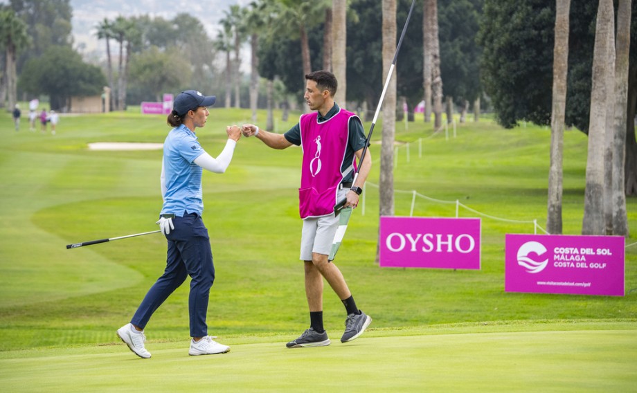 Carlota Ciganda asume mando en el Andalucía Costa del Sol Open de España 