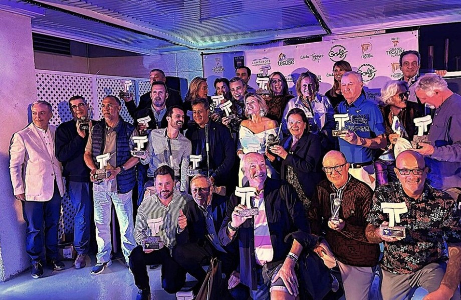 Antonio Gutiérrez y María José González, ganadores del XII Lanzarote Golf Tour AESGOLF- Trofeo Grand Teguise Playa 2024