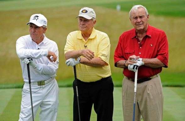 Gary Player Jack Nicklaus and Arnold Palmer